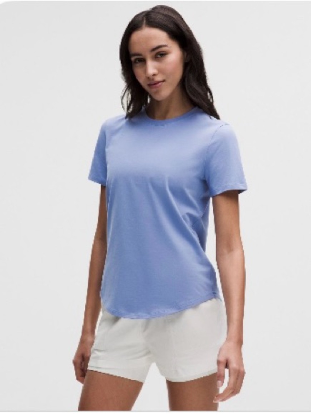 EUC | Lululemon Love Crewneck Tee | Prep Blue | 8 - Picture 2 of 5